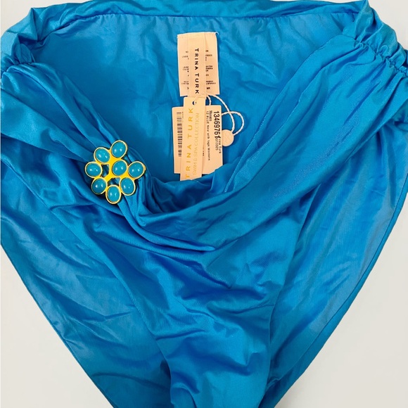 High waisted blue bottoms Size 12 - Picture 3 of 4